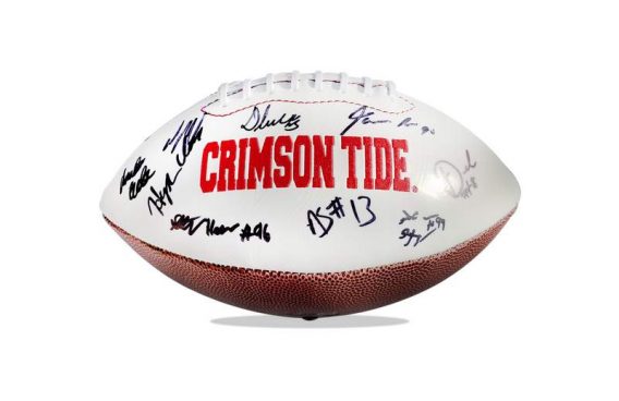 Alabama Crimson Tide proof of signing certificate