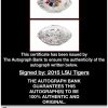 LSU Tigers proof of signing certificate