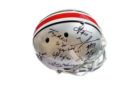 Ohio State Buckeyes certificate of authenticity from the autograph bank
