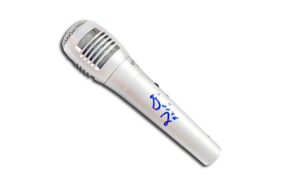 Brian Littrell authentic signed microphone