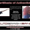 Chaka Khan certificate of authenticity from the autograph bank