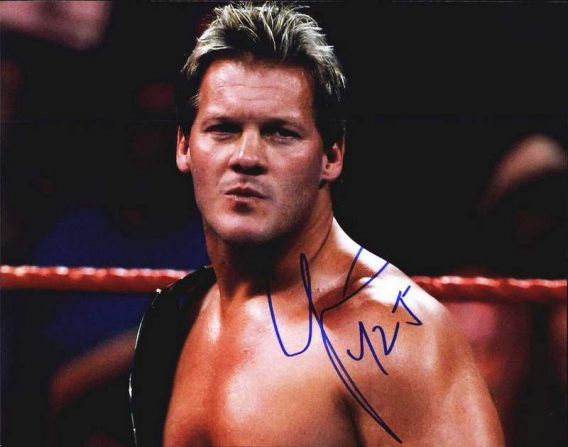 Chris Jericho authentic signed 8x10 picture