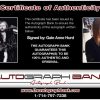 Gale Anne Hurd certificate of authenticity from the autograph bank