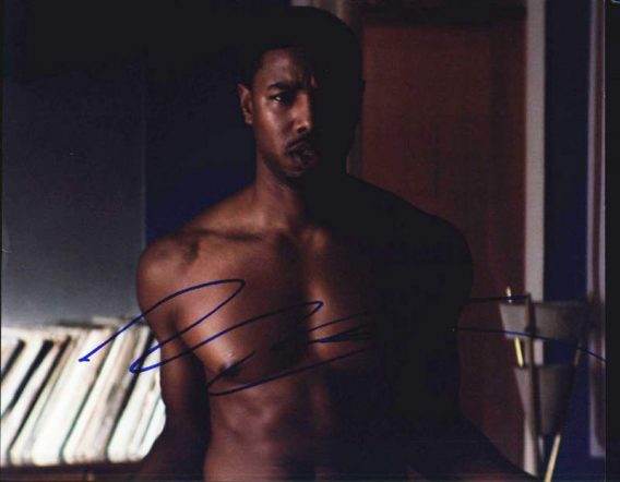 Michael B Jordan authentic signed 8x10 picture