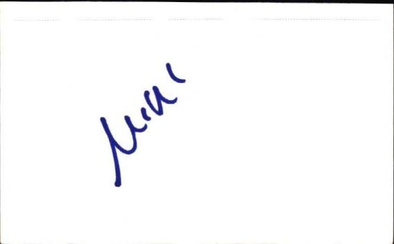 Mike Weir authentic signed note card