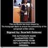Scarlett Estevez certificate of authenticity from the autograph bank