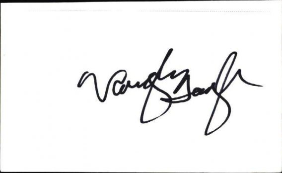 Vaughn Taylor authentic signed note card