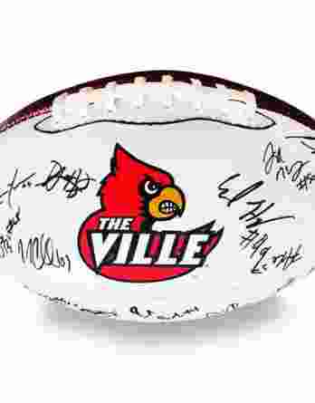 2008 Louisville Cardinals autographed team football