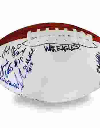 2012 Auburn Tigers autographed team football