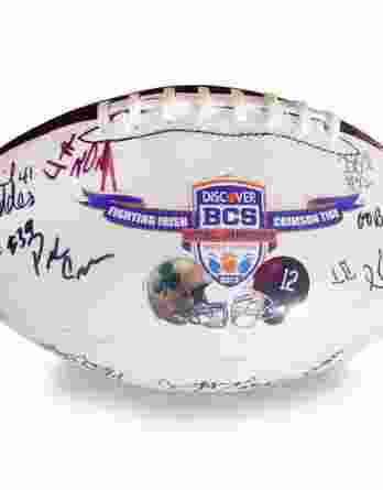 2012 Alabama Crimson Tide autographed team football
