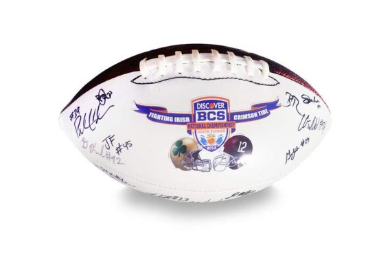 2012 Alabama Crimson Tide autographed team football