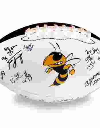 2012 Georgia Tech Yellow Jackets autographed team football