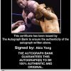 Akio Yang authentic signed WWE wrestling 8x10 photo W/Cert Autographed 03 Certificate of Authenticity from The Autograph Bank