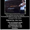 Akio Yang authentic signed WWE wrestling 8x10 photo W/Cert Autographed 08 Certificate of Authenticity from The Autograph Bank