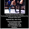 Akio Yang authentic signed WWE wrestling 8x10 photo W/Cert Autographed 15 Certificate of Authenticity from The Autograph Bank