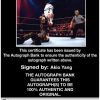 Akio Yang authentic signed WWE wrestling 8x10 photo W/Cert Autographed 23 Certificate of Authenticity from The Autograph Bank