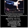Akio Yang authentic signed WWE wrestling 8x10 photo W/Cert Autographed 24 Certificate of Authenticity from The Autograph Bank