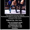 Akio Yang authentic signed WWE wrestling 8x10 photo W/Cert Autographed 26 Certificate of Authenticity from The Autograph Bank