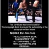Akio Yang authentic signed WWE wrestling 8x10 photo W/Cert Autographed 27 Certificate of Authenticity from The Autograph Bank