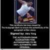 Akio Yang authentic signed WWE wrestling 8x10 photo W/Cert Autographed 28 Certificate of Authenticity from The Autograph Bank