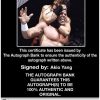 Akio Yang authentic signed WWE wrestling 8x10 photo W/Cert Autographed 34 Certificate of Authenticity from The Autograph Bank