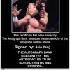 Akio Yang authentic signed WWE wrestling 8x10 photo W/Cert Autographed 37 Certificate of Authenticity from The Autograph Bank