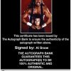 Al Snow authentic signed WWE wrestling 8x10 photo W/Cert Autographed 01 Certificate of Authenticity from The Autograph Bank