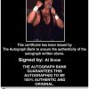 Al Snow authentic signed WWE wrestling 8x10 photo W/Cert Autographed 02 Certificate of Authenticity from The Autograph Bank