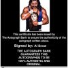 Al Snow authentic signed WWE wrestling 8x10 photo W/Cert Autographed 03 Certificate of Authenticity from The Autograph Bank