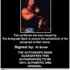 Al Snow authentic signed WWE wrestling 8x10 photo W/Cert Autographed 05 Certificate of Authenticity from The Autograph Bank