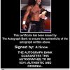 Al Snow authentic signed WWE wrestling 8x10 photo W/Cert Autographed 07 Certificate of Authenticity from The Autograph Bank
