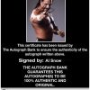 Al Snow authentic signed WWE wrestling 8x10 photo W/Cert Autographed 08 Certificate of Authenticity from The Autograph Bank