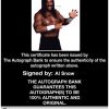 Al Snow authentic signed WWE wrestling 8x10 photo W/Cert Autographed 09 Certificate of Authenticity from The Autograph Bank