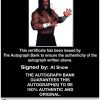 Al Snow authentic signed WWE wrestling 8x10 photo W/Cert Autographed 12 Certificate of Authenticity from The Autograph Bank
