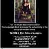 Ashley Massaro authentic signed WWE wrestling 8x10 photo W/Cert Autographed 01 Certificate of Authenticity from The Autograph Bank