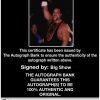 Big Show authentic signed WWE wrestling 8x10 photo W/Cert Autographed 01 Certificate of Authenticity from The Autograph Bank