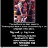 Big Show authentic signed WWE wrestling 8x10 photo W/Cert Autographed 07 Certificate of Authenticity from The Autograph Bank