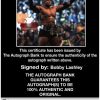 Bobby Lashley authentic signed WWE wrestling 8x10 photo W/Cert Autographed 02 Certificate of Authenticity from The Autograph Bank