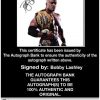Bobby Lashley authentic signed WWE wrestling 8x10 photo W/Cert Autographed 03 Certificate of Authenticity from The Autograph Bank