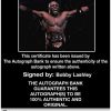 Bobby Lashley authentic signed WWE wrestling 8x10 photo W/Cert Autographed 05 Certificate of Authenticity from The Autograph Bank