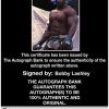 Bobby Lashley authentic signed WWE wrestling 8x10 photo W/Cert Autographed 08 Certificate of Authenticity from The Autograph Bank