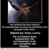 Bobby Lashley authentic signed WWE wrestling 8x10 photo W/Cert Autographed 09 Certificate of Authenticity from The Autograph Bank