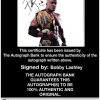 Bobby Lashley authentic signed WWE wrestling 8x10 photo W/Cert Autographed 11 Certificate of Authenticity from The Autograph Bank