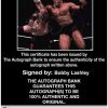 Bobby Lashley authentic signed WWE wrestling 8x10 photo W/Cert Autographed 12 Certificate of Authenticity from The Autograph Bank