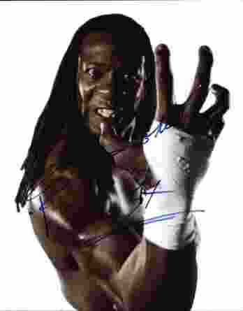 Booker T authentic signed WWE wrestling 8x10 photo W/Cert Autographed 03 signed 8x10 photo