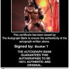 Booker T authentic signed WWE wrestling 8x10 photo W/Cert Autographed 06 Certificate of Authenticity from The Autograph Bank