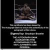 Brooklyn Brawler authentic signed WWE wrestling 8x10 photo W/Cert Autographed 01 Certificate of Authenticity from The Autograph Bank