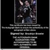 Brooklyn Brawler authentic signed WWE wrestling 8x10 photo W/Cert Autographed 02 Certificate of Authenticity from The Autograph Bank