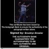Brooklyn Brawler authentic signed WWE wrestling 8x10 photo W/Cert Autographed 04 Certificate of Authenticity from The Autograph Bank