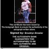 Brooklyn Brawler authentic signed WWE wrestling 8x10 photo W/Cert Autographed 05 Certificate of Authenticity from The Autograph Bank